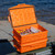 YakAttack TracPak Combo Kit 2 Stackable Boxes w/ Quick Release Base Orange