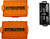 YakAttack TracPak Combo Kit 2 Stackable Boxes w/ Quick Release Base Orange