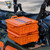 YakAttack TracPak Combo Kit 2 Stackable Boxes w/ Quick Release Base Orange