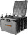 YakAttack BlackPak Pro 16" x 16" Fishing Crate W/ 6 Rod Holders - Grey