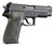 Hogue Piranha G10 G-Mascus Grips Sig Sauer P226 DA/SA & DAK Green Lava