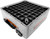 YakAttack ShortStak Solo Storage Crate W/ Lid 13"x13" Low-Profile Grey