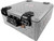 YakAttack ShortStak Solo Storage Crate W/ Lid 13"x13" Low-Profile Grey
