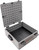 YakAttack ShortStak Solo Storage Box Low-Profile Crate W/ Lid 16"x16" Grey