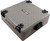 YakAttack ShortStak Solo Storage Box Low-Profile Crate W/ Lid 16"x16" Grey
