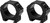 Vortex Optics Sport Riflescope Rings 30MM Low Height (0.80"/20.3MM) Black