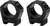 Vortex Optics Sport Riflescope Rings 30MM High Height (1.10"/27.9MM) Black