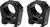 Vortex Optic Sport Riflescope Rings 1" High Height (1.10"/27.9MM) Black