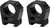 Vortex Optic Sport Riflescope Rings 1" High Height (1.10"/27.9MM) Black