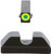 Ameriglo Glock Grn Tritium LumiGreen Outline F Blk Serrated U Notch R