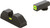 Ameriglo Glock Cap Night Sight Set Square Outline Front Non Tritium Rear