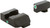Ameriglo i-Dot Glock Green Tritium White Outline Front Grn Single Dot Rear