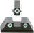 Ameriglo Glock Classic 3 Dot Sight Green Tritium Front & Rear White Outline