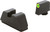 Ameriglo Glock XL Tall Green Tritium LumiGreen Outline/Flat Black