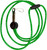 Fox 40 Breakaway Lanyard W/ Logo Adj Cord Lock & J-Hook Clip Neon Green