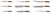 Smith's Cabin & Lodge Cutlery Block Set 15-Piece 420 SS W/ Hammered Finish