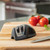 Smith's KitchenIQ Deluxe Diamond Edge Grip 2-Stage Knife Sharpener 3Pk Blk