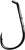 Gamakatsu Baitholder Hook Saltwater Size 3/0 NS Black Pack Of 25 05413-25