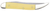 Case XX Fishing Knife Clip, Fish Scaler Blade Smooth Yellow Synthetic-00120