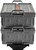 YakAttack TracPak Combo Kit 2 Stackable Boxes w/ Quick Release Base Grey