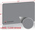 TekMat Logo 17"x11" Grey Gun Cleaning Mat - TEK-R17-TMLOGO-GY