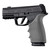 Hogue HandALL Beavertail Grip Sleeve Sig Sauer P365-XMACRO - Slate Gray