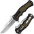 Cold Steel Crawford 3.5" Clip Point Blade Zy-Ex Folding Knife OD Grn USED
