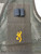 Browning Trapper Creek Mesh Shooting Vest Brown Large