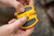 Smith’s Adjustable 2-Step Knife Sharpener Preset Coarse & Fine Slots Yellow
