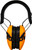 Walker's Razor Slim Electronic Ear Muffs Ultra Low Profile Blaze Orange