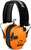 Walker's Razor Slim Electronic Ear Muffs Ultra Low Profile Blaze Orange