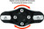 YakAttack Zero Play LockNLoad Track Mount & Rail Adapter Black
