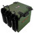 YakAttack BlackPak Pro 13" x 13" Fishing Crate W/ 3 Rod Holders Ranger Grn