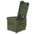 YakAttack BlackPak Pro 13" x 13" Fishing Crate W/ 3 Rod Holders Ranger Grn