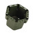 YakAttack Cup Holder Pro Riggable Kayak Fishing Beverage Caddy Ranger Grn