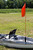 YakAttack VISIFlag 52" Safety Flag Pole Enhances Daytime Visibility Orange