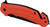 Kershaw Barricade Rescue Folding Knife Serrated Drop Point Blade Orange
