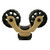 YakAttack Parknpole RotoGrip Paddle Holder - Track Mount - Desert Sand
