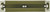 YakAttack 4" GearTrac Light/Medium Duty Polymer Mount Track Olive Green