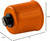 YakAttack MultiMount Cup Holder Compatible W/ GearTrac & MightyMount Orange