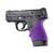 Hogue HandAll Beavertail Grip Sleeve S&W M&P Shield, Ruger LC9 - Purple