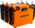 YakAttack BlackPak Pro 16"x16" Fishing Crate W/ 6 Rod Holders Orange USED