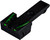 HIVIZ Ruger Revolver Fiber Optic Replacement Rear Sight Black