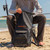 YakAttack 20L Dry Bag Waterproof Backpack Front & Two Side Mesh Pockets BLK