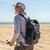 YakAttack 20L Dry Bag Waterproof Backpack Front & Two Side Mesh Pockets BLK