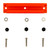 YakAttack GearTrac 4" Orange 0.9" Wide Polymer Surface Mount w/ Hardware
