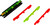 HiViz M300 Narrow Magnetic Fiber Optic Front Shotgun Sight Black