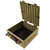 YakAttack ShortStak Solo Crate W/ Lid 13"x13" Low-Profile Olive Green