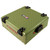 YakAttack ShortStak Solo Crate W/ Lid 16"x16" Low-Profile Olive Green