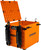 YakAttack BlackPak Pro 13"x16" Fishing Crate W/ 4 Rod Holders Orange USED